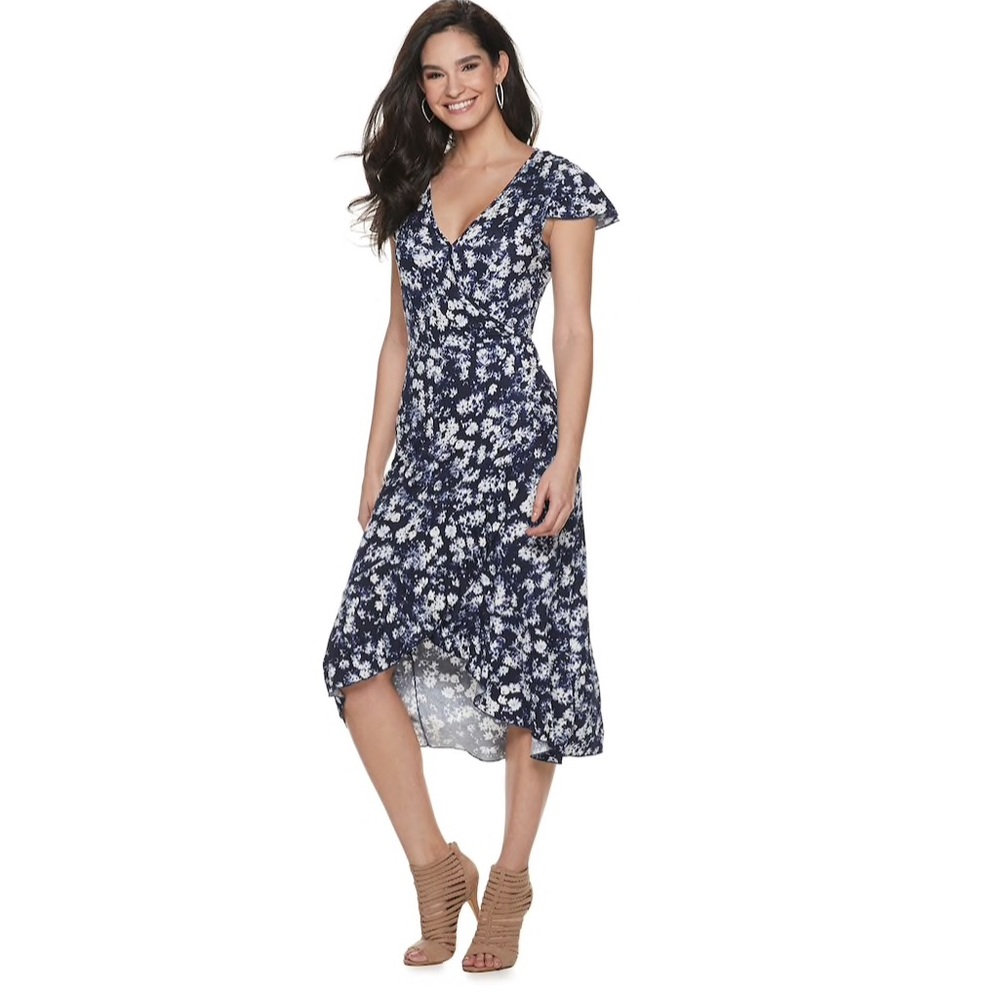 Juicy Couture faux wrap dress